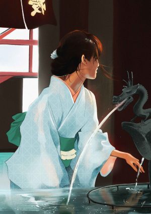 Voyage à Tokyo, illustrated poster series by Saint-Fleur